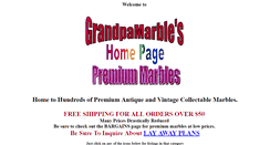 Desktop Screenshot of grandpamarble.com